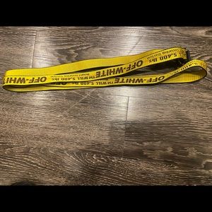 Authentic Off-White construction tape belt
